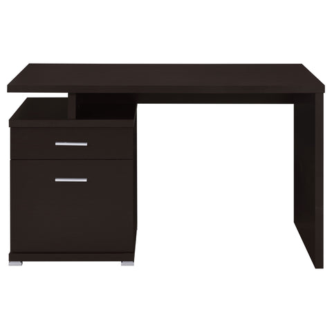 Breena 47-inch 2-drawer Office Computer Desk CappuccinoCappuccino
