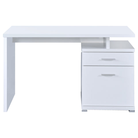Breena 47-inch 2-drawer Office Computer Desk WhiteWhite