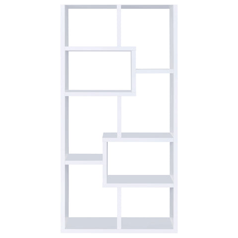 Colima 71-inch 6-shelf Bookshelf WhiteWhite
