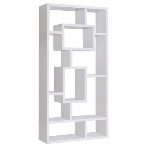 Bernardo 71-inch 8-shelf Bookshelf WhiteWhite