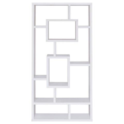 Bernardo 71-inch 8-shelf Bookshelf WhiteWhite