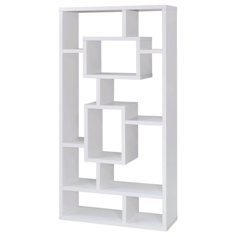 Bernardo 71-inch 8-shelf Bookshelf WhiteWhite