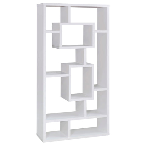 Bernardo 71-inch 8-shelf Bookshelf WhiteWhite