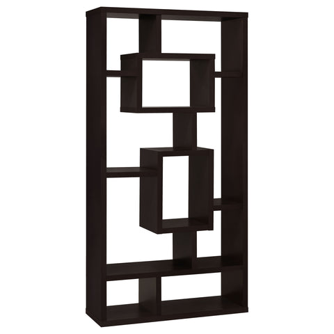 Bernardo 71-inch 8-shelf Bookshelf CappuccinoCappuccino