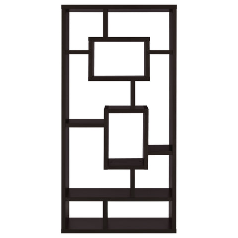 Bernardo 71-inch 8-shelf Bookshelf CappuccinoCappuccino