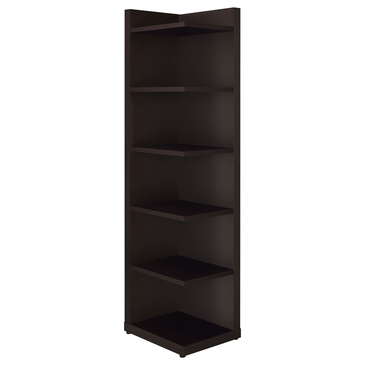 corner bookcase