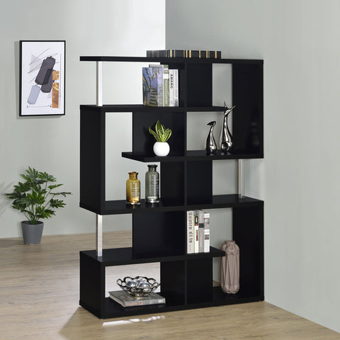 Beck 63-inch 5-shelf Bookshelf BlackBlack