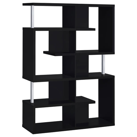Beck 63-inch 5-shelf Bookshelf BlackBlack