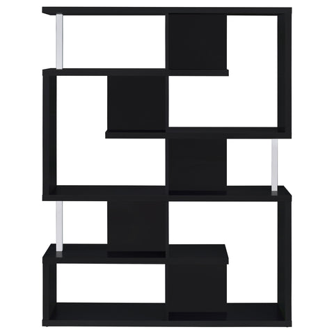 Beck 63-inch 5-shelf Bookshelf BlackBlack