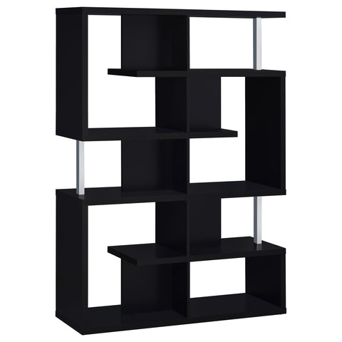 Beck 63-inch 5-shelf Bookshelf BlackBlack