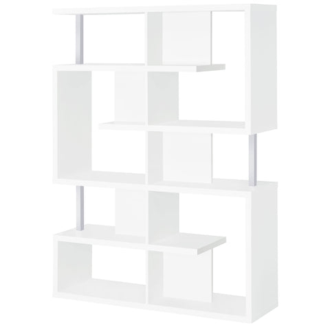 Beck 63-inch 5-shelf Bookshelf WhiteWhite