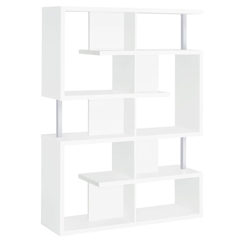 Beck 63-inch 5-shelf Bookshelf WhiteWhite