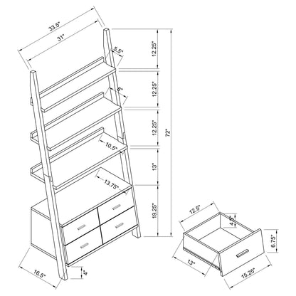 3 Pc Bookcase Set