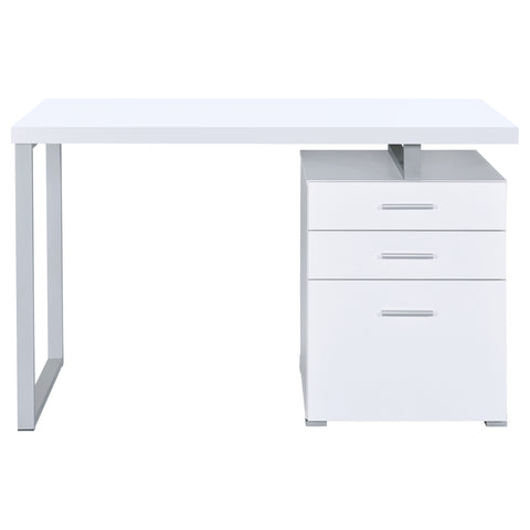 Zoe 47-inch 3-drawer Office Computer Desk WhiteWhite