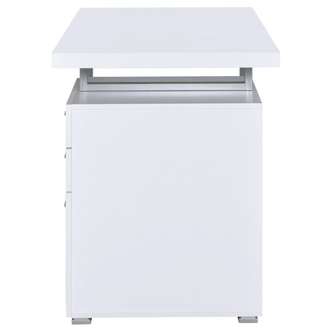Zoe 47-inch 3-drawer Office Computer Desk WhiteWhite