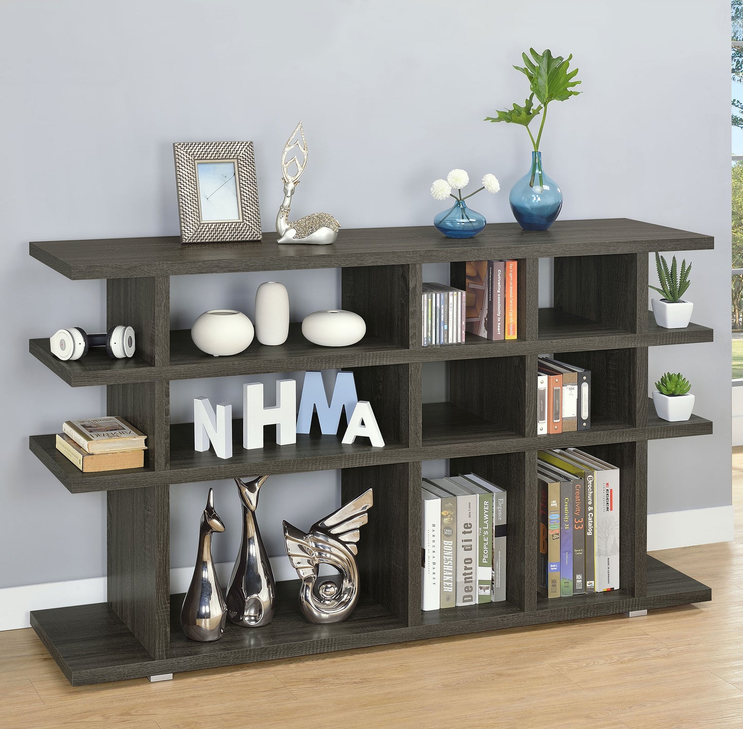 console bookcase