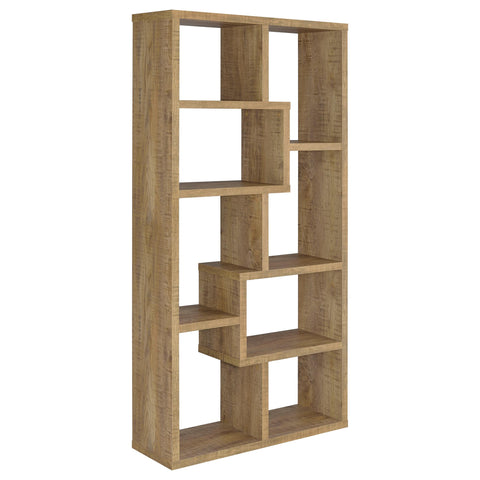 Franco 71-inch 6-shelf Bookshelf Mango
