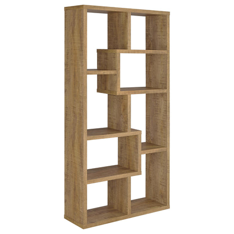 Franco 71-inch 6-shelf Bookshelf Mango