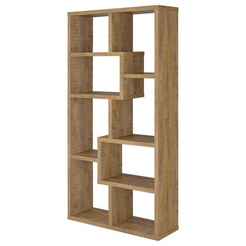 Franco 71-inch 6-shelf Bookshelf Mango