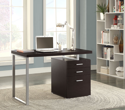 Zoe 47-inch 3-drawer Office Computer Desk CappuccinoCappuccino