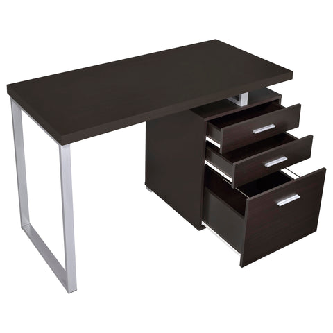 Zoe 47-inch 3-drawer Office Computer Desk CappuccinoCappuccino