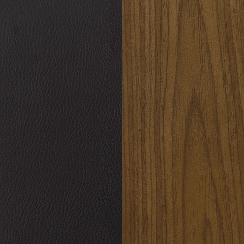 Bowen Upholstered Adjustable Office Desk Chair BlackBlack