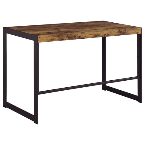 Aiken 2-piece Office Desk File Cabinet Set Rustic Nutmeg