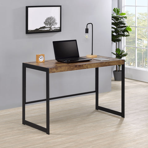 Kelso 47-inch Engineered Wood Writing Desk Rustic NutmegRustic Nutmeg
