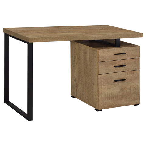 Garza 47-inch 3-drawer Office Computer Desk Mango