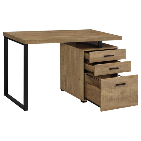 Garza 47-inch 3-drawer Office Computer Desk Mango