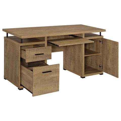 Parry 55-inch 2-drawer Office Computer Desk Mango