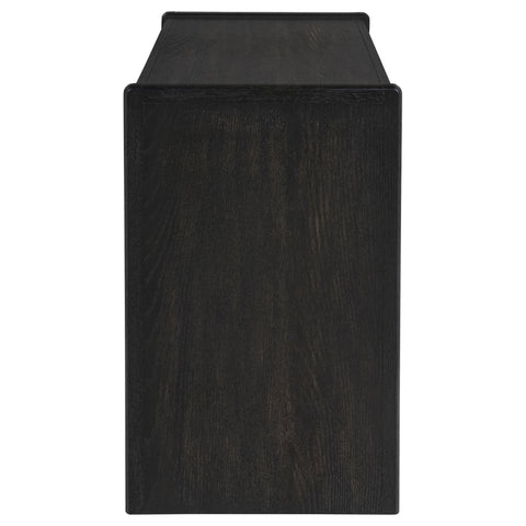 Clower 2-drawer Home Office Writing Desk Burnished Black