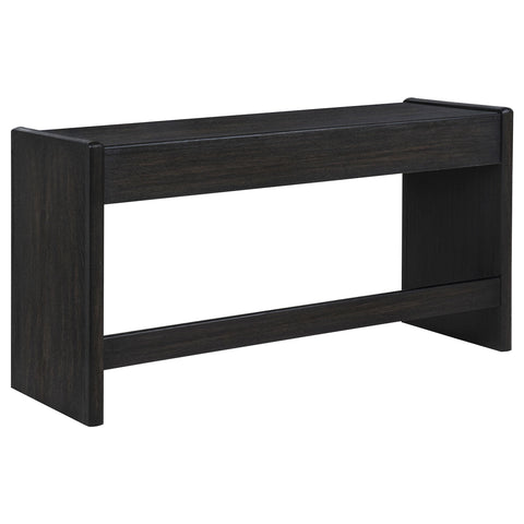 Clower 2-drawer Home Office Writing Desk Burnished Black