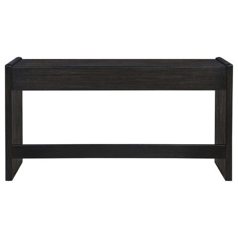 Clower 2-drawer Home Office Writing Desk Burnished Black