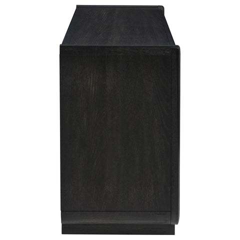 Clower 2-drawer Home Office Writing Desk Burnished Black