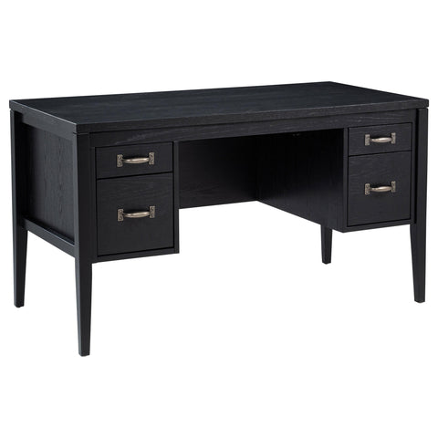 Kehoe 4-Drawer Lift-Top Computer Desk Black