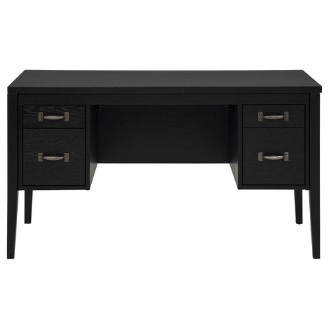 Kehoe 4-Drawer Lift-Top Computer Desk Black