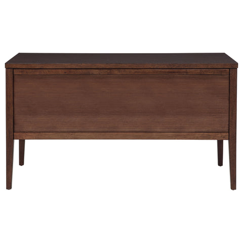 Kehoe 4-Drawer Lift-Top Computer Desk Walnut Brown