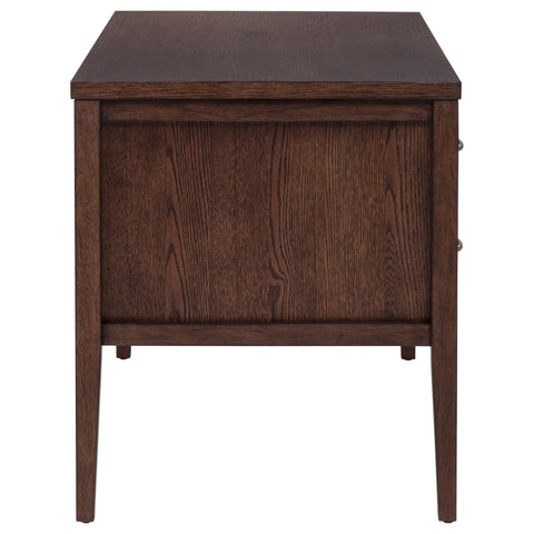 Kehoe 4-Drawer Lift-Top Computer Desk Walnut Brown