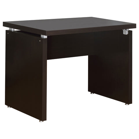 Elyna L-Shape Desk with Mobile File Cabinet CappuccinoCappuccino