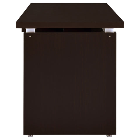 Elyna 83-inch L-Shaped Office Computer Desk CappuccinoCappuccino