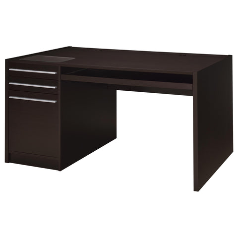 Gillian 60-inch 3-drawer Office Computer Desk CappuccinoCappuccino