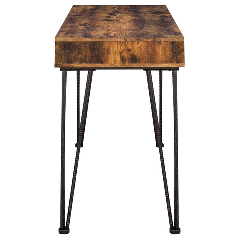 Miranda 47-inch 1-drawer Writing Desk Rustic NutmegRustic Nutmeg