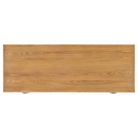 Mina 69-inch 4-drawer Computer Desk with File Drawer Light Ash