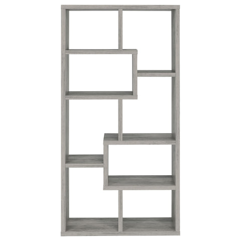 Colima 71-inch 6-shelf Bookshelf Grey DriftwoodGrey Driftwood