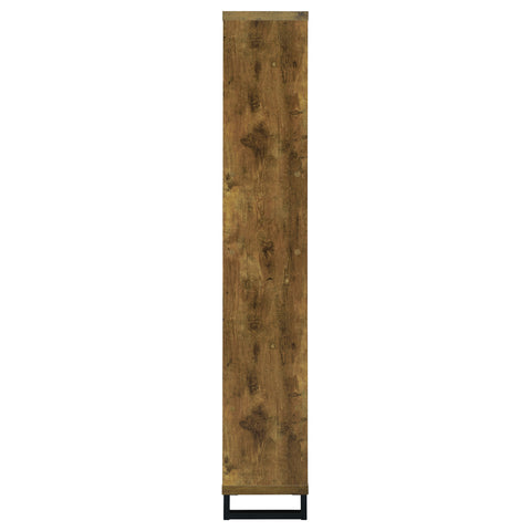Aurora 71-inch 6-shelf Bookshelf Rustic NutmegRustic Nutmeg