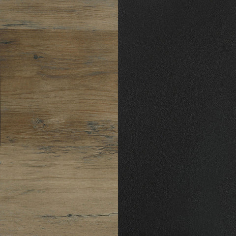 Rhodes Foldable Whiteboard Wall Desk with Stool Rustic OakRustic Oak