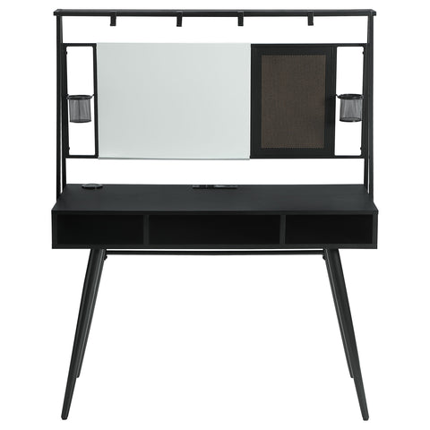 Kailani 47-inch Writing Desk with Whiteboard and USB BlackBlack
