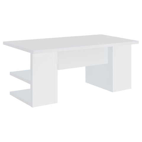 Kendall 71-inch 4-shelf Engineered Wood Writing Desk WhiteWhite