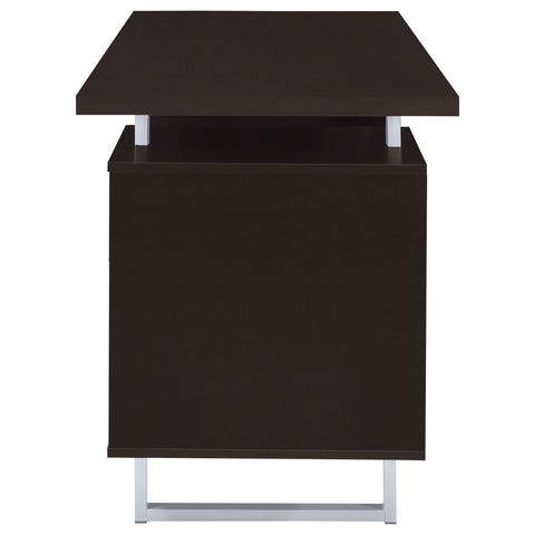 Merced 60-inch 2-drawer Office Computer Desk CappuccinoCappuccino